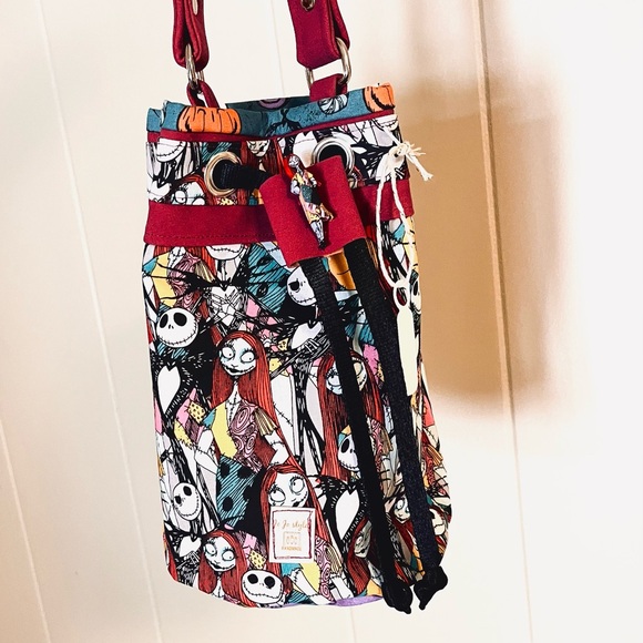 Colorful Nightmare Before Christmas Bucket Bag - Picture 1 of 7